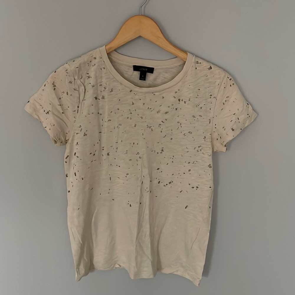 JCREW Glitter Tshirt, XS